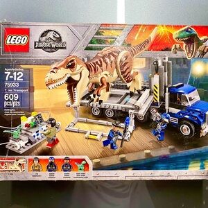 LEGO 75933 Jurassic World Fallen Kingdom: T. Rex Transport - New Sealed